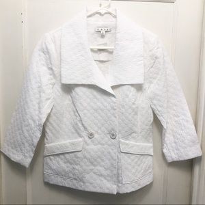 CAbi White Club Blazer Size Medium. #212